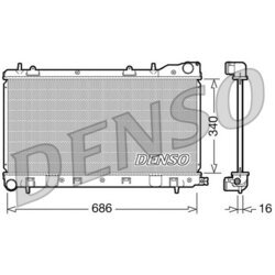 Chladič motora DENSO DRM36003