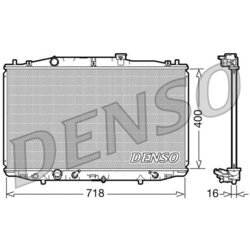 Chladič motora DENSO DRM40024