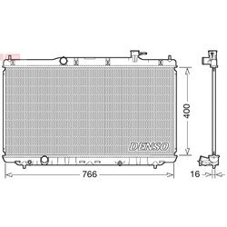 Chladič motora DENSO DRM40038