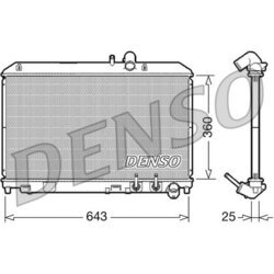 Chladič motora DENSO DRM44012