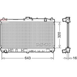 Chladič motora DENSO DRM44031