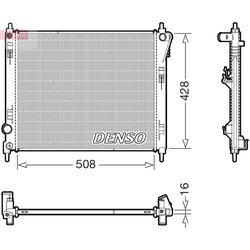 Chladič motora DENSO DRM46075