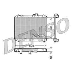 Chladič motora DENSO DRM47001