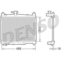 Chladič motora DENSO DRM50066