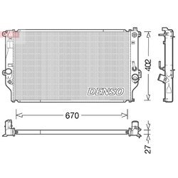 Chladič motora DENSO DRM50092