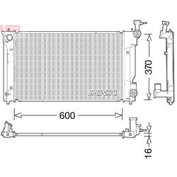 Chladič motora DENSO DRM50094