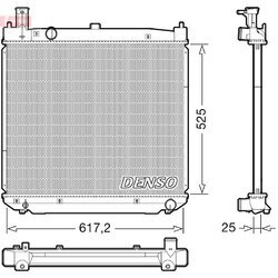 Chladič motora DENSO DRM50141