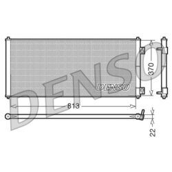 Kondenzátor klimatizácie DENSO DCN10018