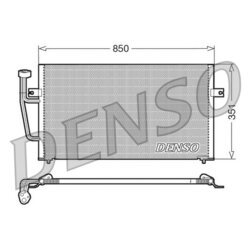 Kondenzátor klimatizácie DENSO DCN33007