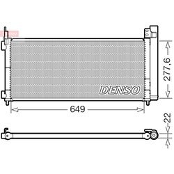 Kondenzátor klimatizácie DENSO DCN51021