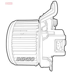 Vnútorný ventilátor DENSO DEA01212 - obr. 1