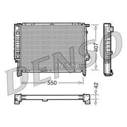 Chladič motora DENSO DRM05040