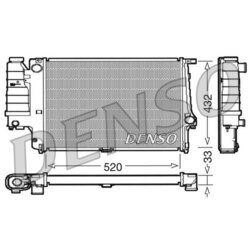 Chladič motora DENSO DRM05063