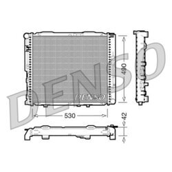 Chladič motora DENSO DRM17034