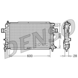 Chladič motora DENSO DRM20105