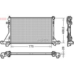 Chladič motora DENSO DRM23093