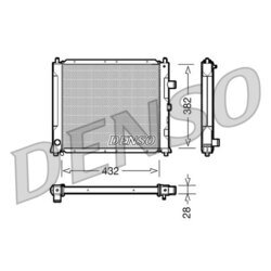 Chladič motora DENSO DRM24013