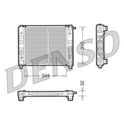 Chladič motora DENSO DRM26003