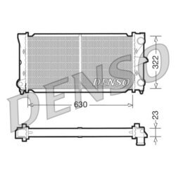 Chladič motora DENSO DRM32025