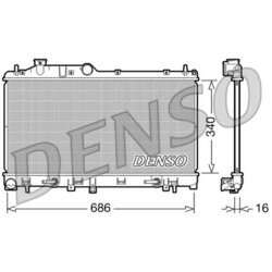 Chladič motora DENSO DRM36009