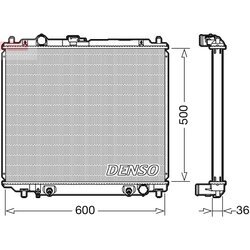 Chladič motora DENSO DRM45003