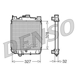 Chladič motora DENSO DRM47006