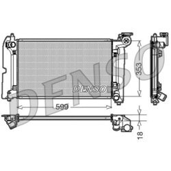 Chladič motora DENSO DRM50010