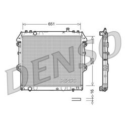 Chladič motora DENSO DRM50038