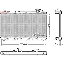 Chladič motora DENSO DRM50146