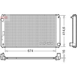 Chladič motora DENSO DRM50149