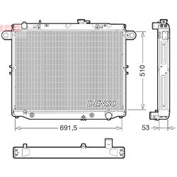 Chladič motora DENSO DRM51015