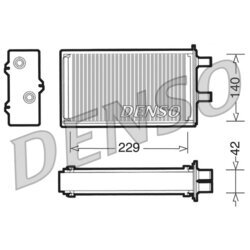 Výmenník tepla vnútorného kúrenia DENSO DRR13001
