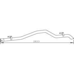 Výfukové potrubie DINEX 53799
