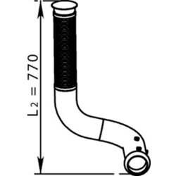 Výfukové potrubie DINEX 66123