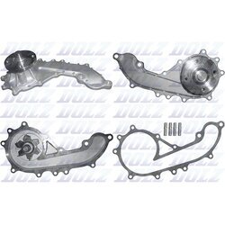 Vodné čerpadlo, chladenie motora DOLZ T245