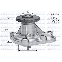 Vodné čerpadlo, chladenie motora DOLZ O129