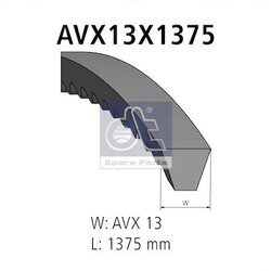 Sada klinového remeňa DT Spare Parts 3.34275SP - obr. 1