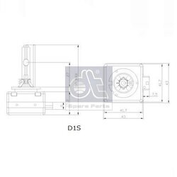 Žiarovka pre hlavný svetlomet DT Spare Parts 3.32943 D1S - obr. 2