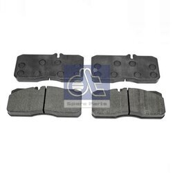 Sada brzdových platničiek kotúčovej brzdy DT Spare Parts 3.96407