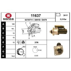 Štartér EAI 11637