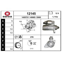Štartér EAI 12145
