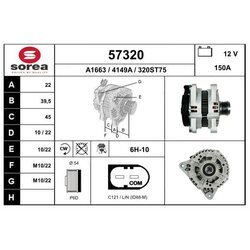 Alternátor EAI 57320