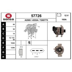 Alternátor EAI 57726