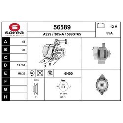 Alternátor EAI 56589