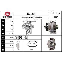 Alternátor EAI 57000