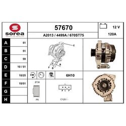 Alternátor EAI 57670