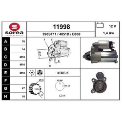 Štartér EAI 11998