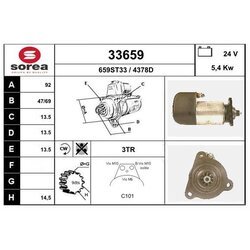 Štartér EAI 33659