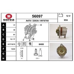 Alternátor EAI 56097