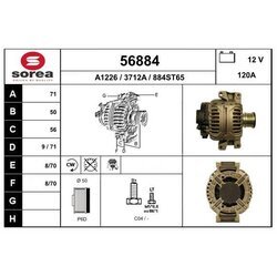 Alternátor EAI 56884